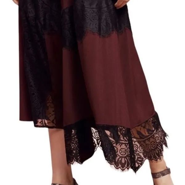 Anthropologie Moulinette Soeurs Janie Lace Whimsigoth Fairy‎ Halter Dress Size 8 - Image 3