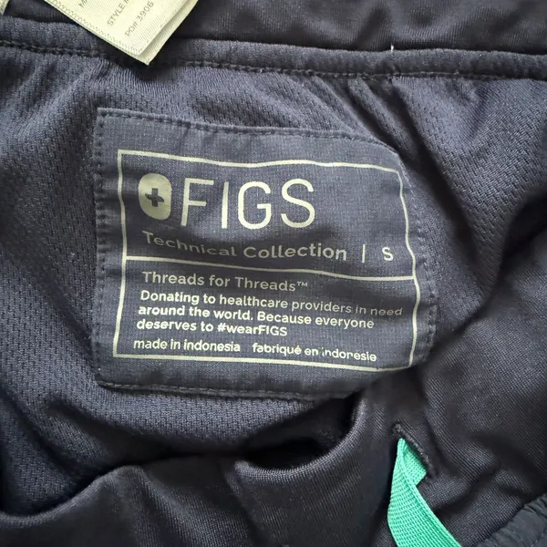 Figs FIONx Zamora Jogger Scrub Pants 6-Pocket Yoga Waistband Professional Sz S - Image 5