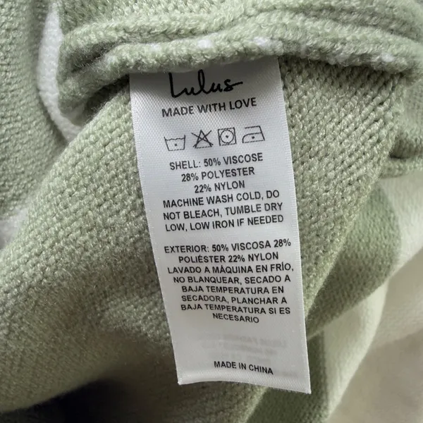 Lulus Women Dress Small Sage Green White Striped Knit Maxi Dress Coastal Chic - Image 10
