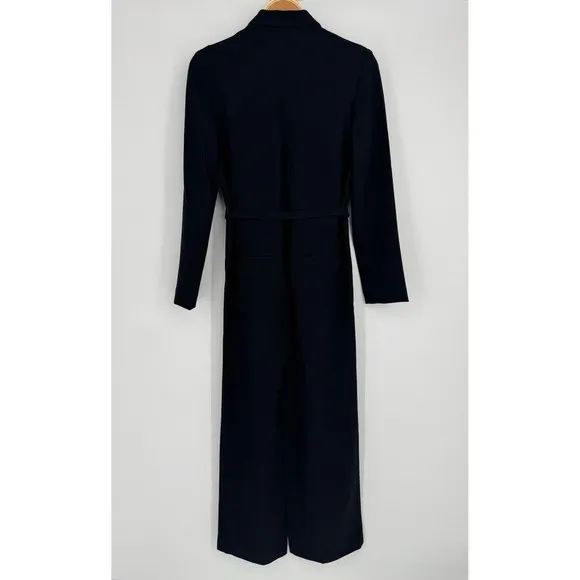 Babaton Innovator Jumpsuit Size XS Black Tailored Wide Leg Minimalist Chic‎ - Image 9