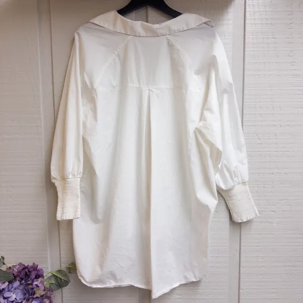 Women's White Button Up Shirt - Image 5