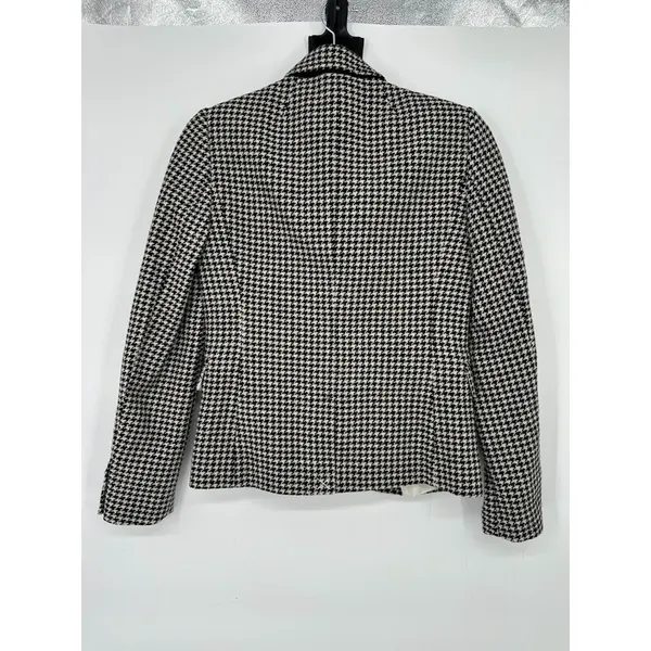 J‎ Crew Schoolboy Blazer Womens 0 Houndstooth Wool Blend Preppy Academia Career - Image 4