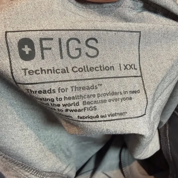 Figs Kade Cargo Scrub‎ Pants Size XXL PO 1806 Graphite Gray T21004 - Image 3