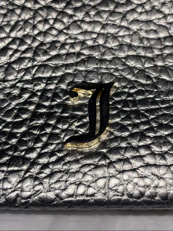 Juicy Couture “Love” Wristlet Silver With Multicolored Love Letters - Image 3