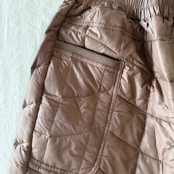 Women's Pull On Quilted Puffer Winter Pants with Front Pockets Size XL #26071 - Image 4
