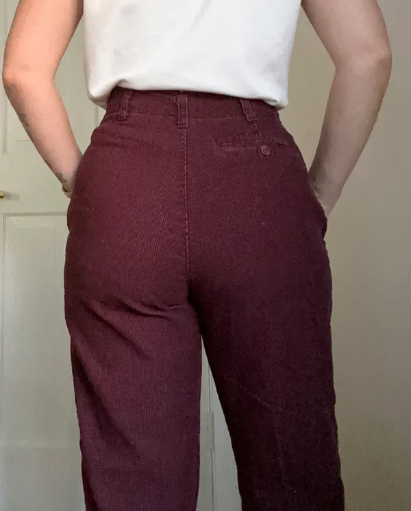 Vintage L.L. Bean Corduroy Straight Leg Trouser - Image 3
