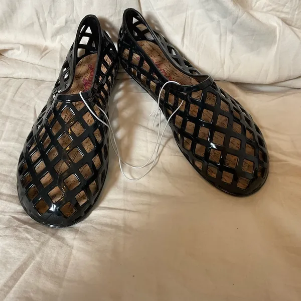Jellypop Black Women's Jelly Shoes size 6 - Image 2