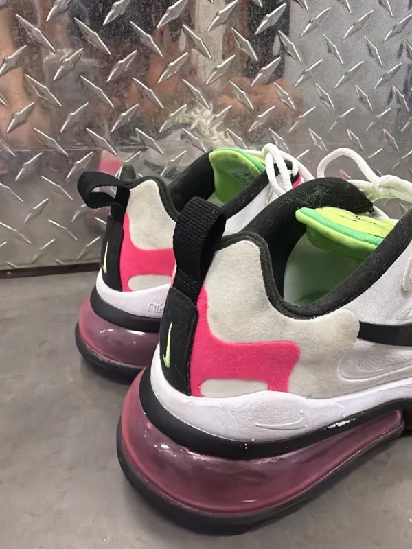 Nike Air Max 270 React Hyper Pink Womens Size 7.5 - Image 9