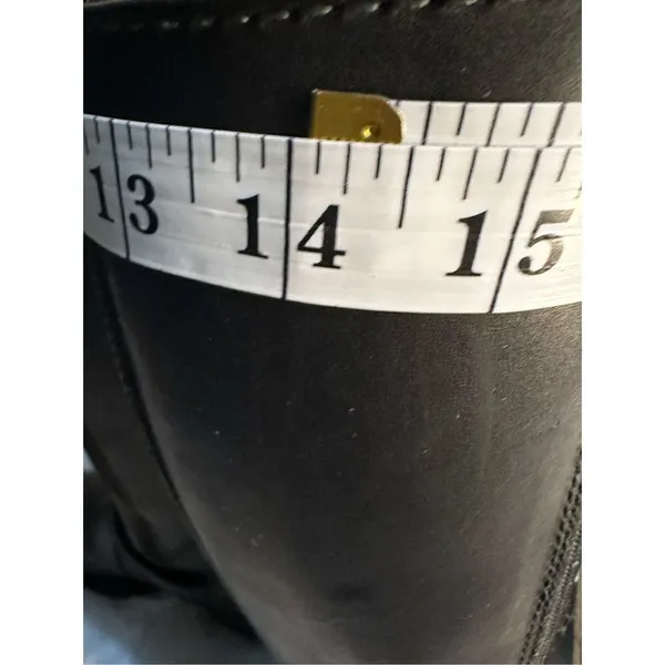 FRYE Black Leather Riding Boots Size 5.5 B with Zipper - Image 13