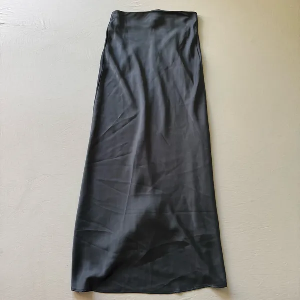 Udel NY Satin Maxi Slip Skirt - Image 4