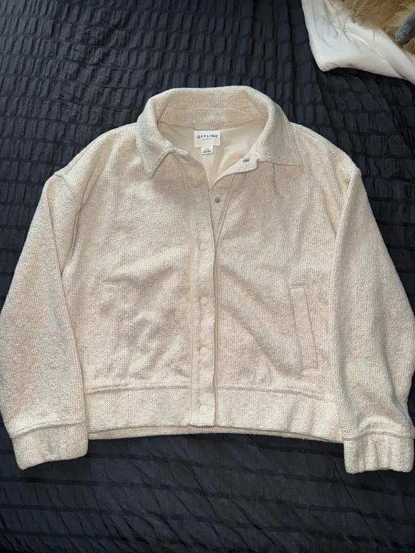Aerie Offline Boucle Jacket - Image 3