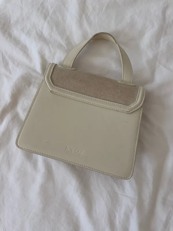 Bob Ore Cream Mini Bag White - Image 2