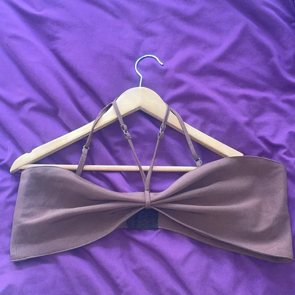 PRINCESS POLLY Elana Crop Top Size 12 US Brown Tan - Image 3
