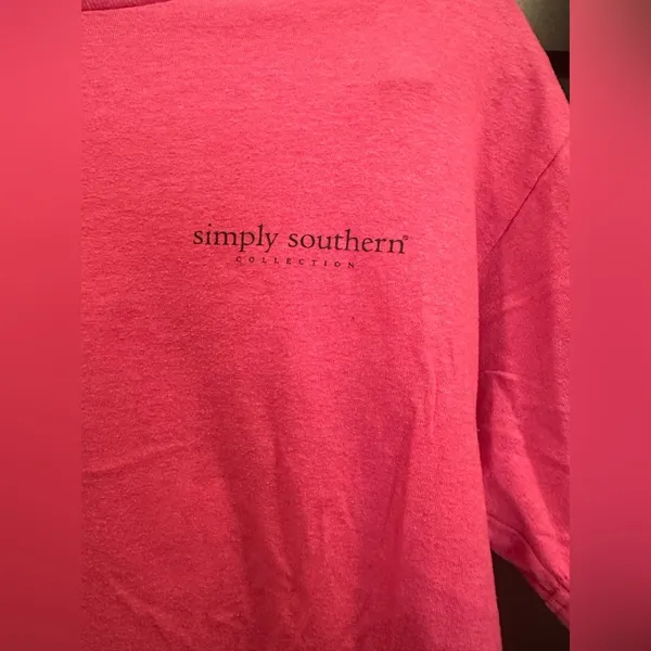 Simply Southern Pink T Shirt Short Sleeve - Image 2