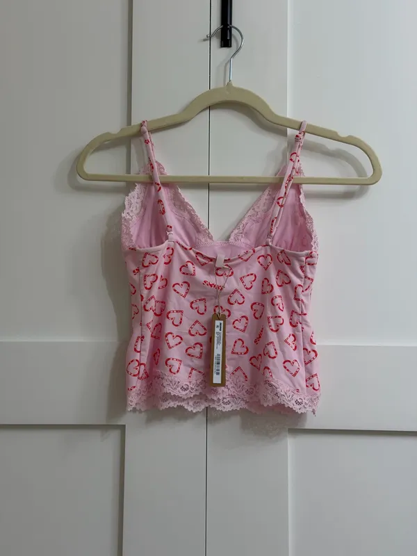 NWT Skims Fits Everybody Lace Triangle Cami SMALL - Image 3