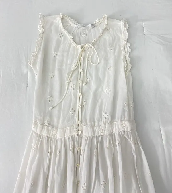 Zara White Dress - Image 4