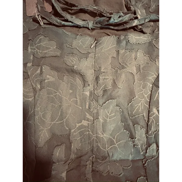 NWT Rihoas Olive Fit and Flair Mifi Dress Medium HOCO Game Day Prom Evening - Image 7
