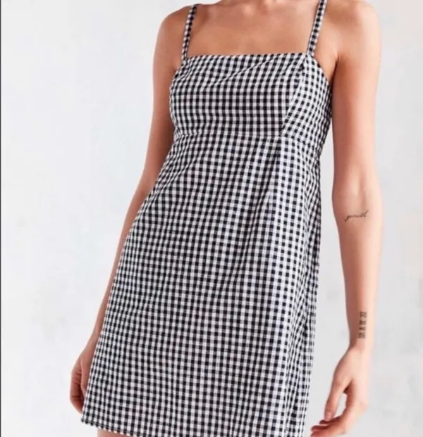 Urban Outfitters Gingham Mini Sun Dress - Image 3