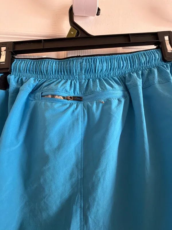 Korsa Blue Athletic Running Shorts with Drawstring Size M - Image 9