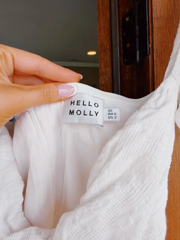 Hello Molly St Cloud Dress White - Image 3