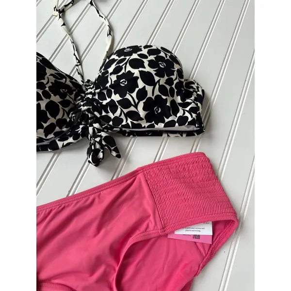 NWT Kate Spade Two Piece Swimsuit Bikinis Halter Bathing Suit Beachy BUNDLE XL - Image 3