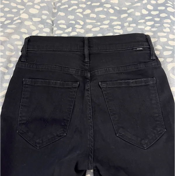 MOTHER Insider Denim Crop Step Fray Jeans - Image 3