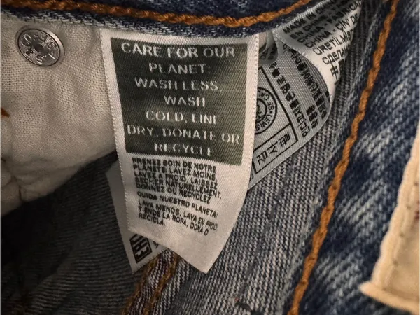 Levi's Straight-Leg Medium Wash Women's Jeans - Image 3