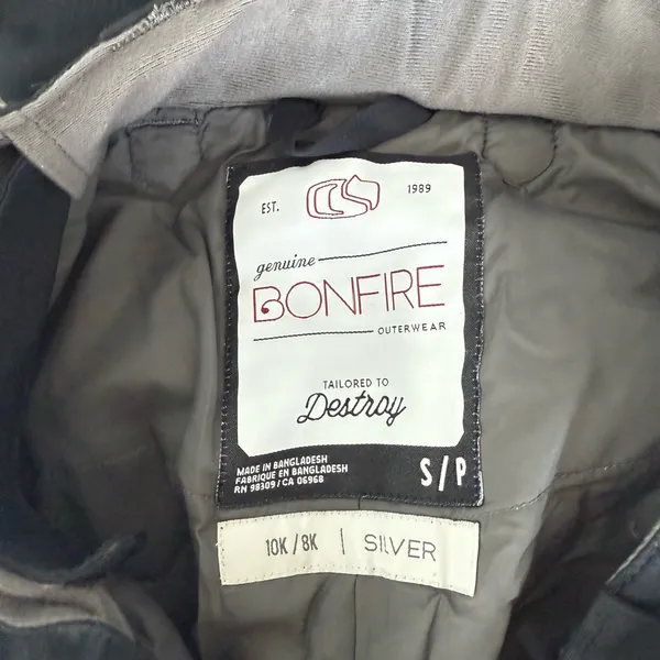 Women’s Black Bonfire Ski Pants - Image 3