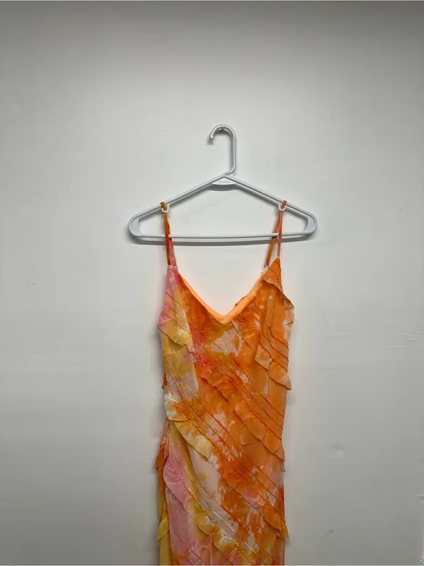 Princess Polly Lars Maxi Dress Orange Multi - Image 7