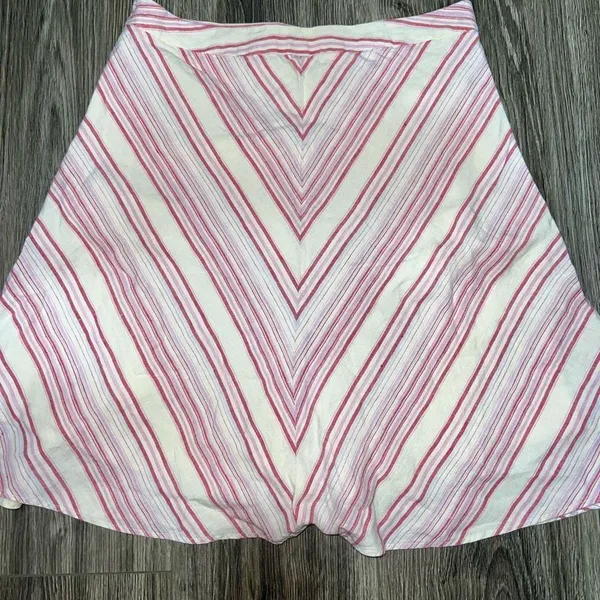 Banana Republic 6P stripped linen skirt - Image 2
