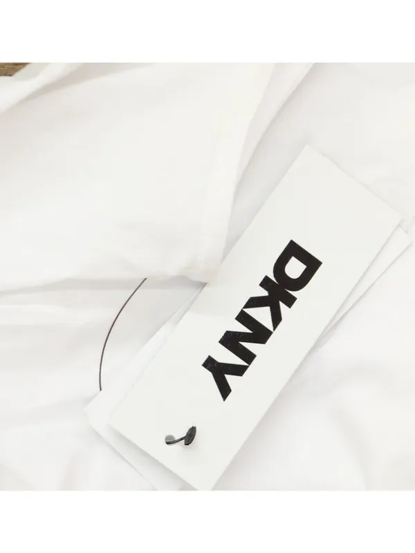 NWT DKNY Poplin Side-Twist Sleeveless Top UD5T0052 White XL - Image 6
