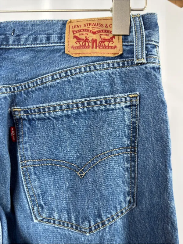 Levi’s Low Pro‎ Straight Leg Jeans in Blue Size 28 - Image 8