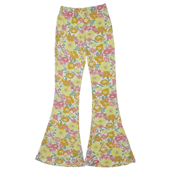 Ghanda Rosa Flares Bardot Floral Bell Bottom Pants - Image 9