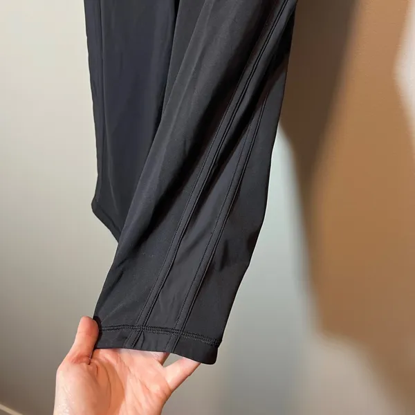 Lululemon‎ Black Squad Goals High Rise Cropped Leggings Training Yoga 10 - Image 4