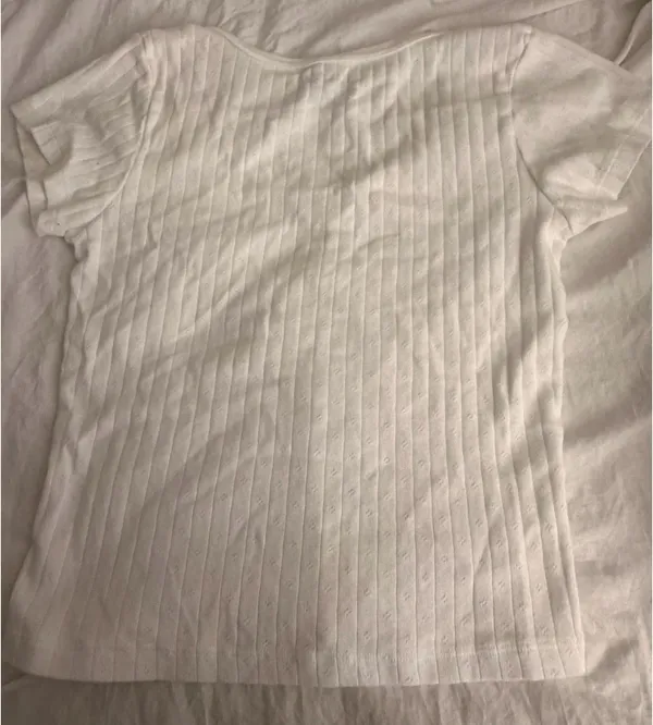Brandy Melville Top White Crop - Image 2