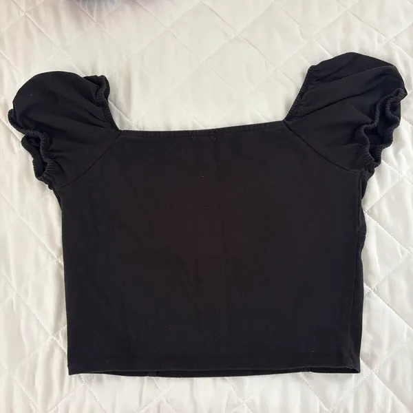 Black Garage crop top - Image 2