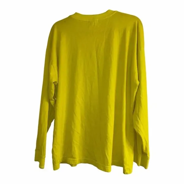 ✨Richer Poorer Long Sleeve Neon Yellow Sz Large Tee✨ - Image 3
