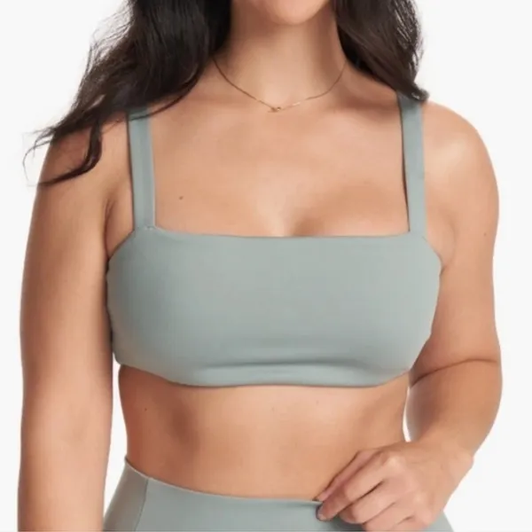 Vuori Evolve Square Neck Bra Fern - Image 2