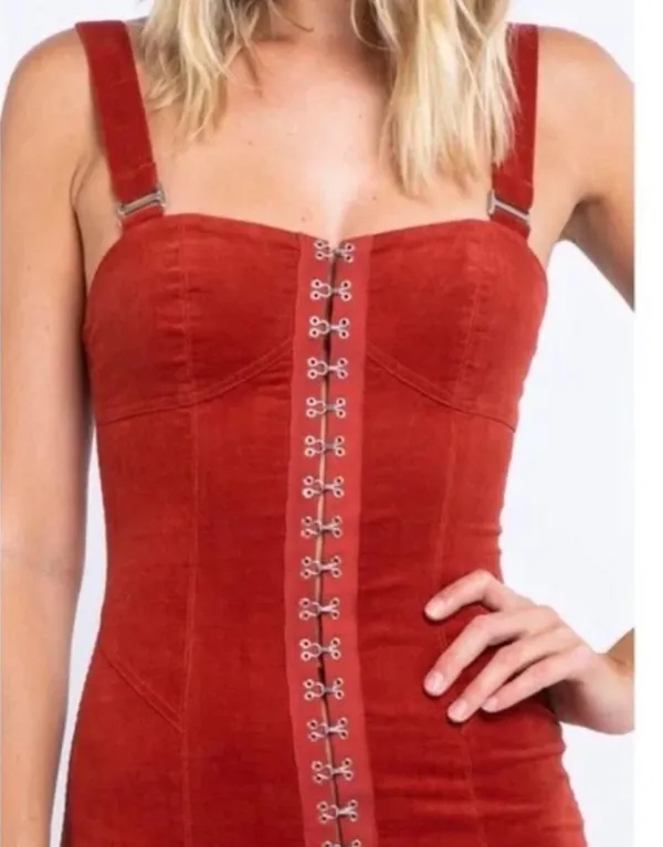 Skylar + Madison Hooked Corduroy Mini Dress - Image 3