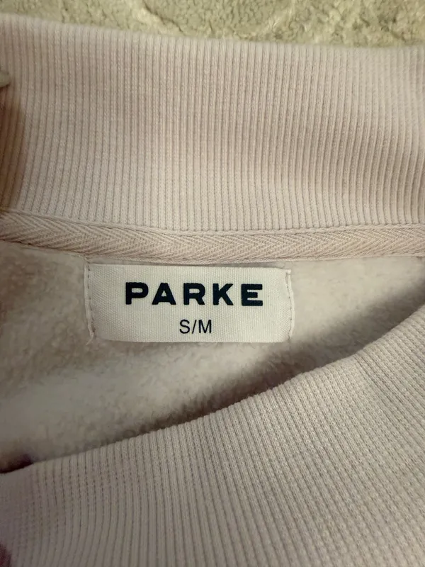 Parke Varsity Mockneck - Lilac + White  - Image 4