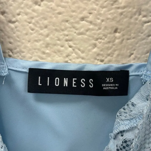 Princess Polly Lioness BEL AIR MINI DRESS BLUE Size XS - Image 10