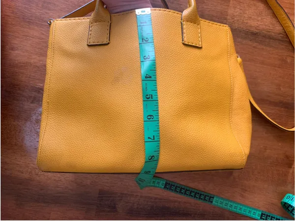 Kate Spade Margaux Saffron Yellow Satchel – Pebbled Leather Crossbody Tote - Image 13