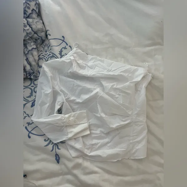 Zara white top size S - Image 2