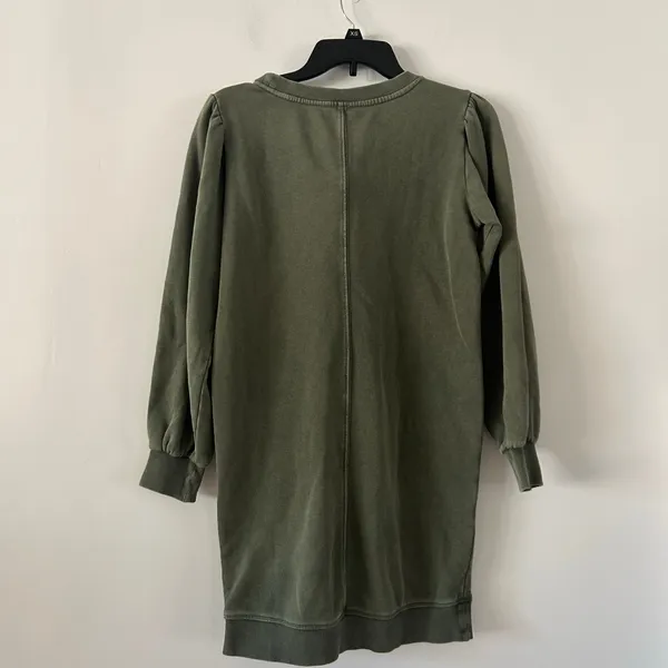 Anthropologie Daily Practice Washed Tunic Moss Green Dress NWT Size XSP - Image 5
