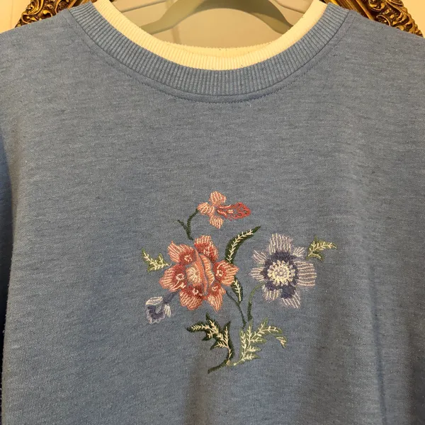 Vintage sweatshirt Blue - Image 3