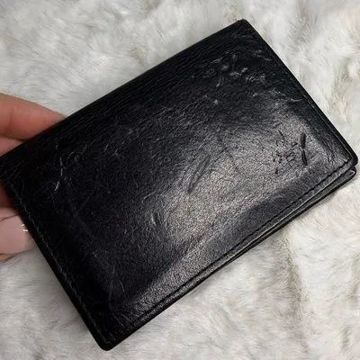 Vintage Coach Black Card Slot Case - Image 2