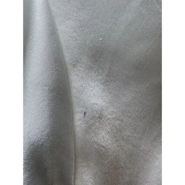 Lulus Eternal Bond White Satin Ruffled Flutter Sleeve Maxi Dress Size MEDIUM - Image 9