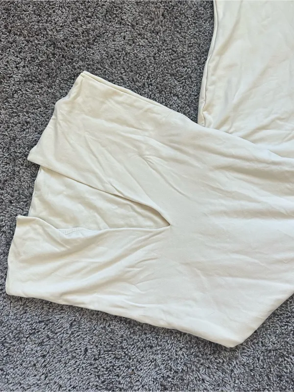 Oh Polly Cream Sleeveless Maxi Slip Dress - Image 3