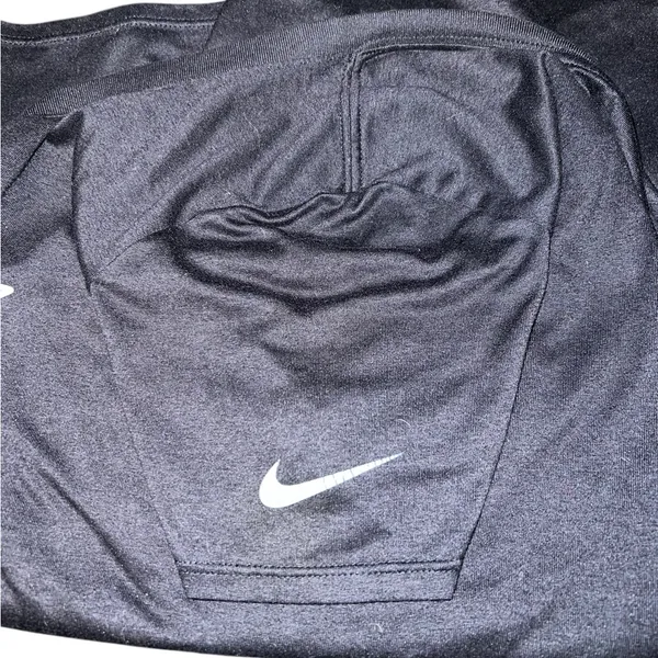 Nike Athletic Dri Fit Black Tee Woman’s Medium - Image 5
