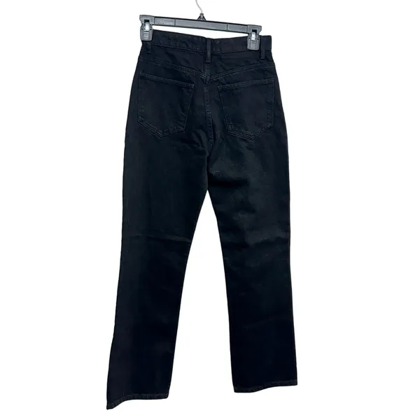 Zara Women Wide Leg High Waisted‎ Black Jeans Size 2 - Image 3